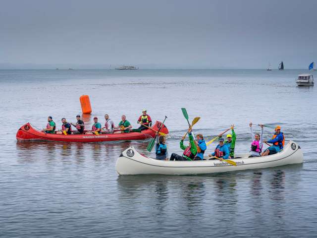 Grosskanadier Teamevent auf dem Bodensee